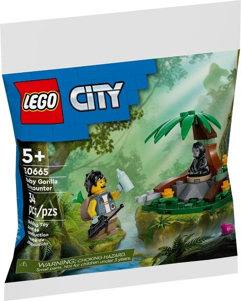 Lego City Baby Gorilla Encounter nr 30665, Lego, Lego, City, Lego