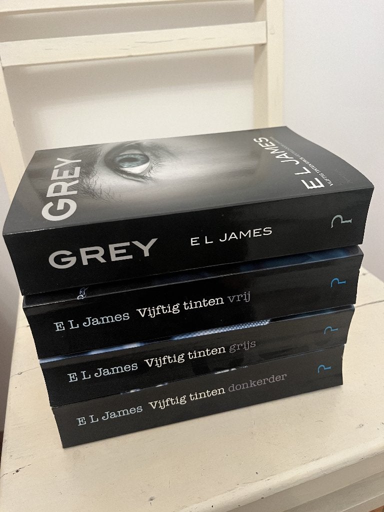Vijftig tinten complete serie 4 boeken, E.L. James, Amerika, Ophalen, Gelezen