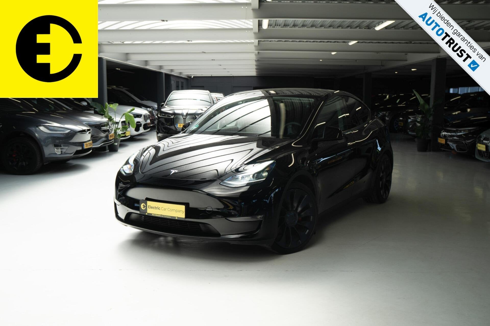 Tesla Model Y Performance AWD 75 kWh | 94,7% SOH | Stuurverw, Auto's, Automaat, Gebruikt, Zwart, 1885 kg