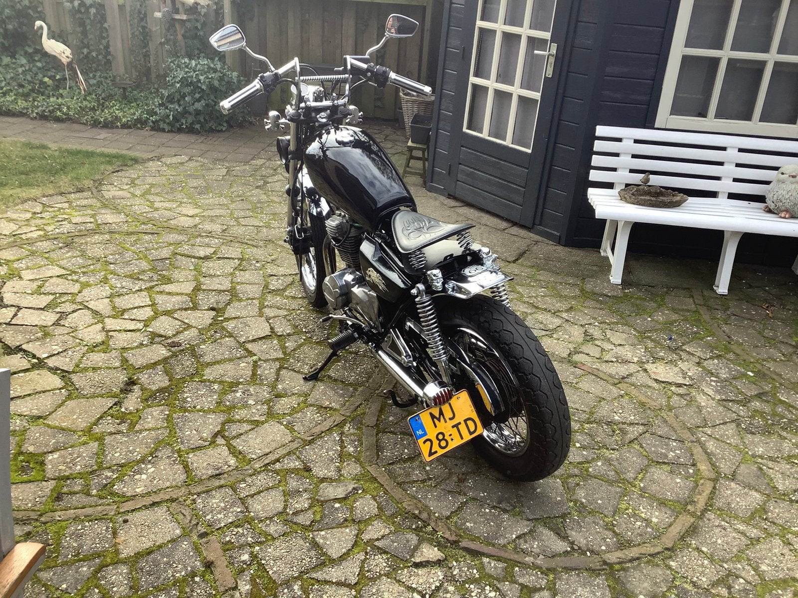 Opknap motor, 2 cilinders, Sportuitlaat, Gebruikt, Particulier