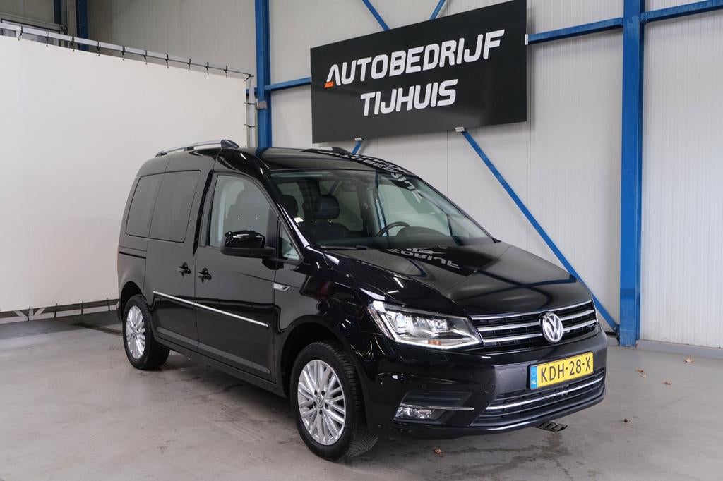 Volkswagen CADDY 1.4 TSI Highline Automaat - Airco, Cruise,, Auto's, Volkswagen, 1334 kg, Gebruikt, 4 cilinders, Zwart