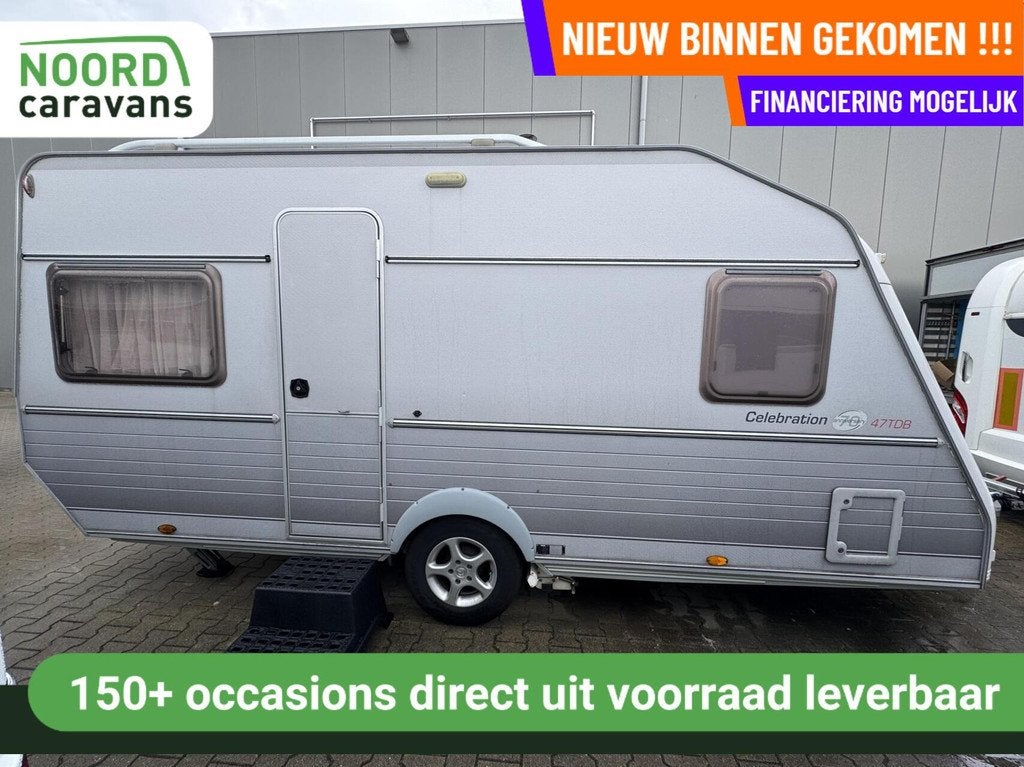 Kip CELEBRATION 47 TDB, FRANSBED, RONDZIT, MOVER, VOORTENT, Caravans en Kamperen, Caravans, Mover, Rondzit, Kip, Bedrijf