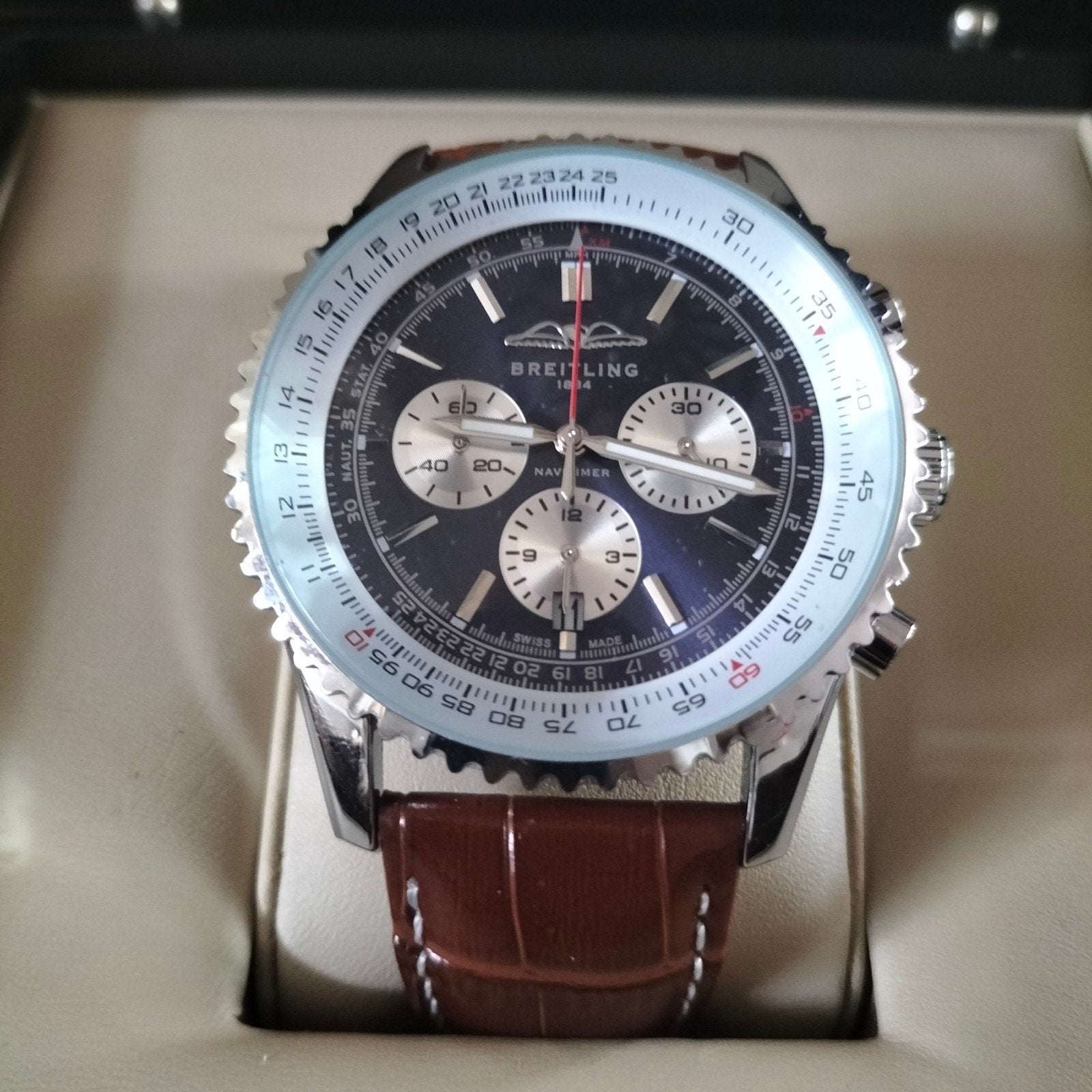 Navitimer Nieuw., Ophalen of Verzenden, Nieuw, Staal, Overige merken