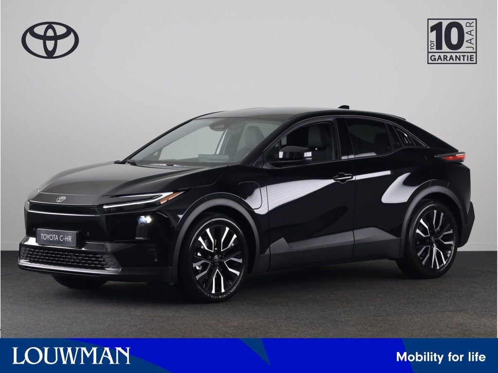 Toyota C-HR+ First Edition 224 pk WLTP 607 km range || 20" l, Auto's, Toyota, 12 maanden, Stof, Zwart, Origineel Nederlands