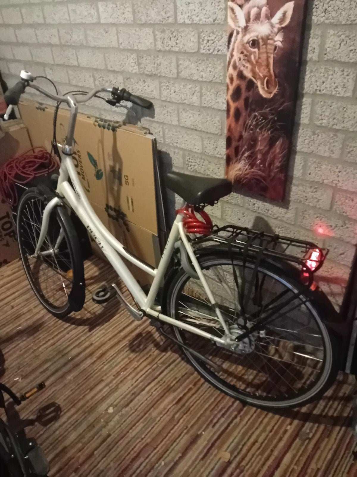 Omafiets met antie lekbandan merk puch., 56 cm of meer, Ophalen of Verzenden, Gebruikt