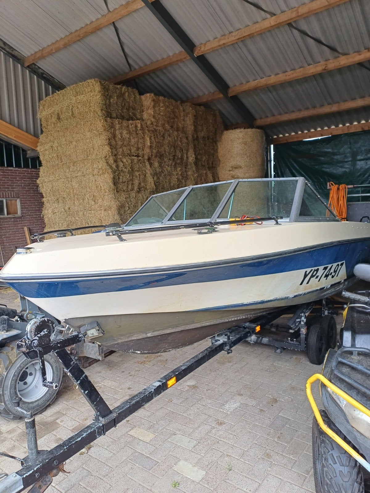 speedboot 6 persoonen, Watersport en Boten, Speedboten, Gebruikt, Ophalen of Verzenden, 5 m, 70 tot 120 pk