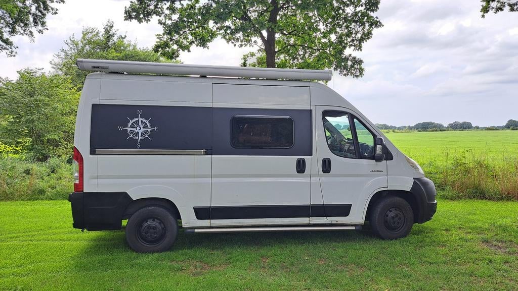 Te koop: Buscamper Citroën Jumper L2H2 uit 2010, Caravans en Kamperen, Overige merken, Chemisch toilet, Koelkast, Tot en met 2