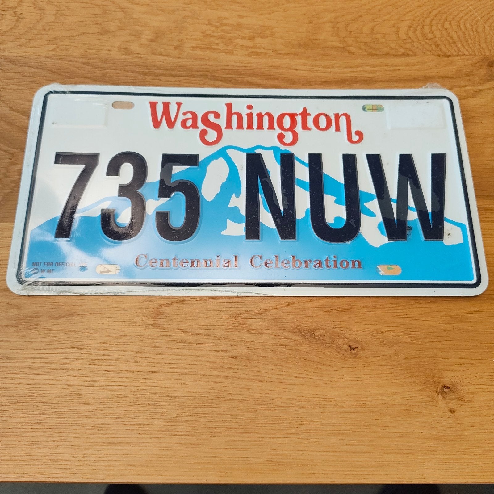 nummerbord USA Washington 735 NUW, Ophalen of Verzenden, Nieuw, Auto's