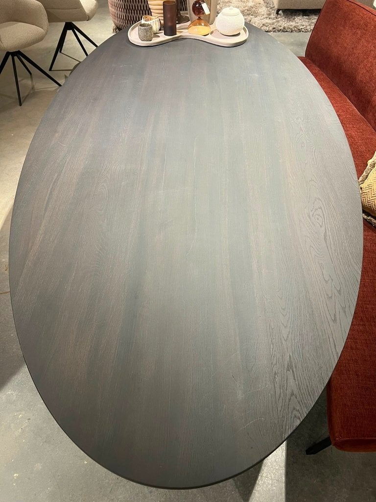 Room108 Eettafel Marseille+Spinpoot VAN€ 2517, VOOR: €889,-, Ophalen, Gebruikt, 100 tot 150 cm, Eikenhout