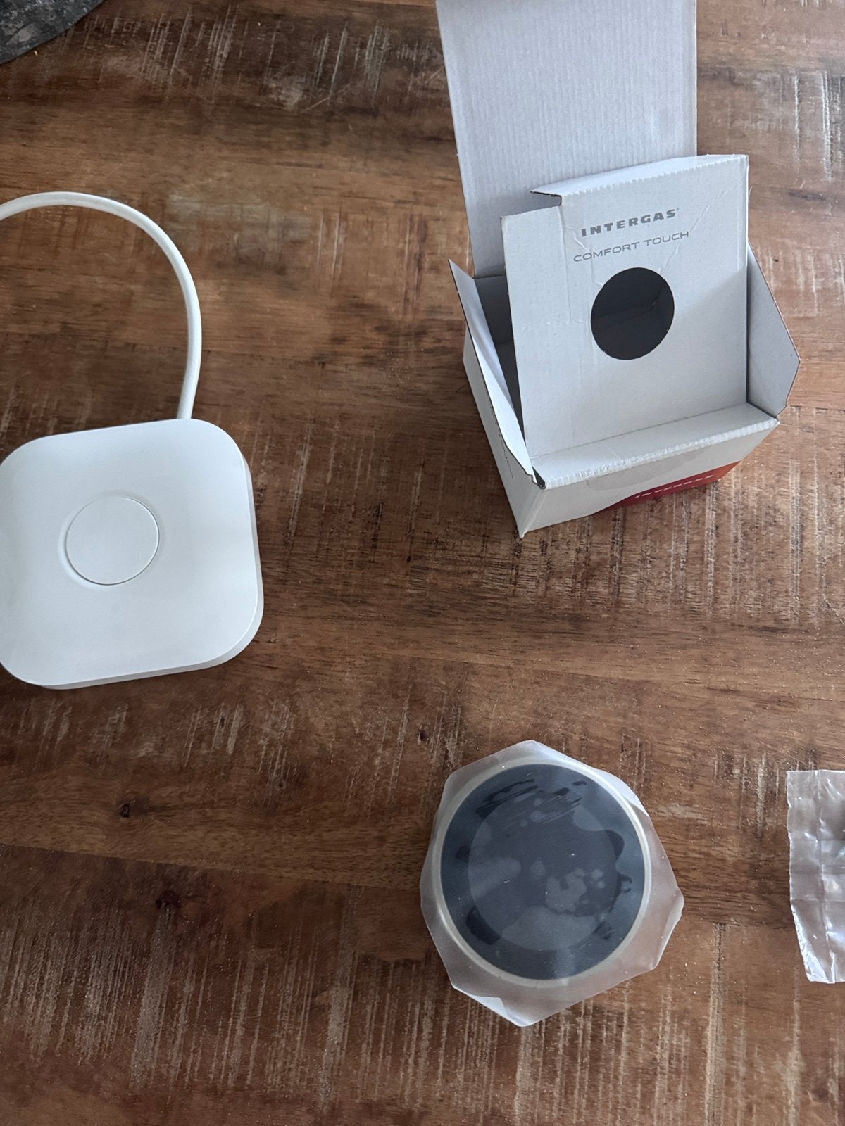 Slimme thermostaat Google Nest V3 + Intergas Comfort Touch, Ophalen of Verzenden, Slimme thermostaat, Zo goed als nieuw