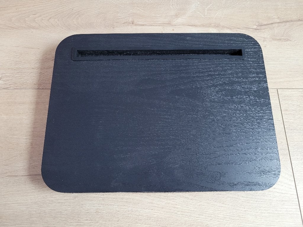 Zwart laptop plateau voor op schoot ~ NH6000, Ophalen of Verzenden, Zo goed als nieuw