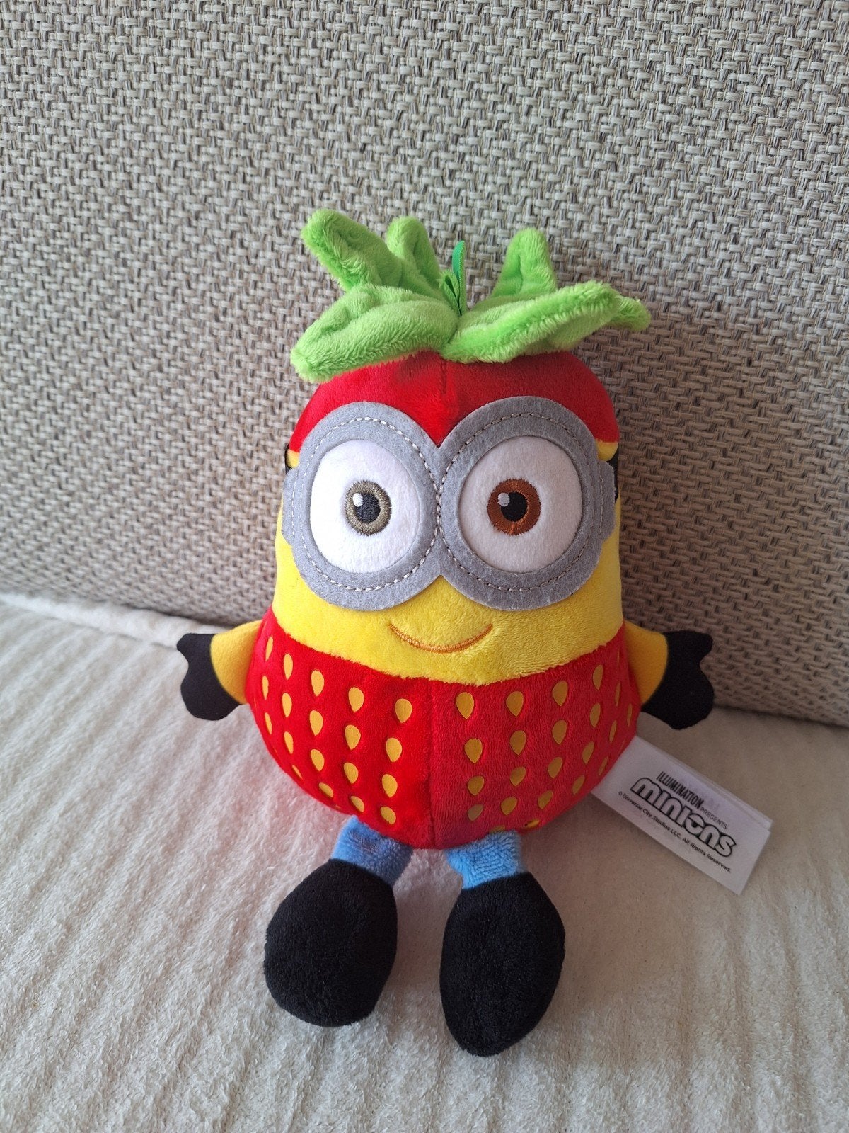 Minion knuffel aardbei - nieuw, Overige merken, Overige karakters, Overige typen, Nieuw