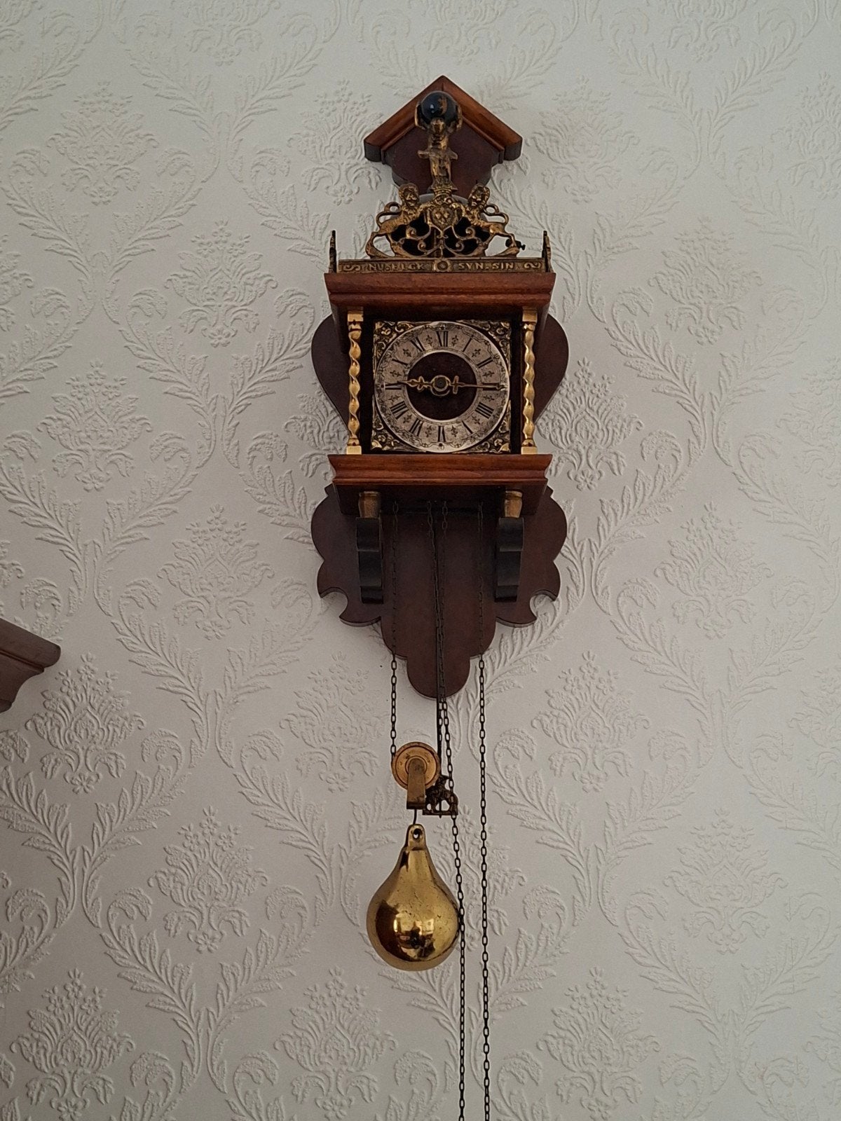 Antieke Friese Staartklok - Prachtig Houten Design, Antiek en Kunst, Antiek | Klokken, Ophalen
