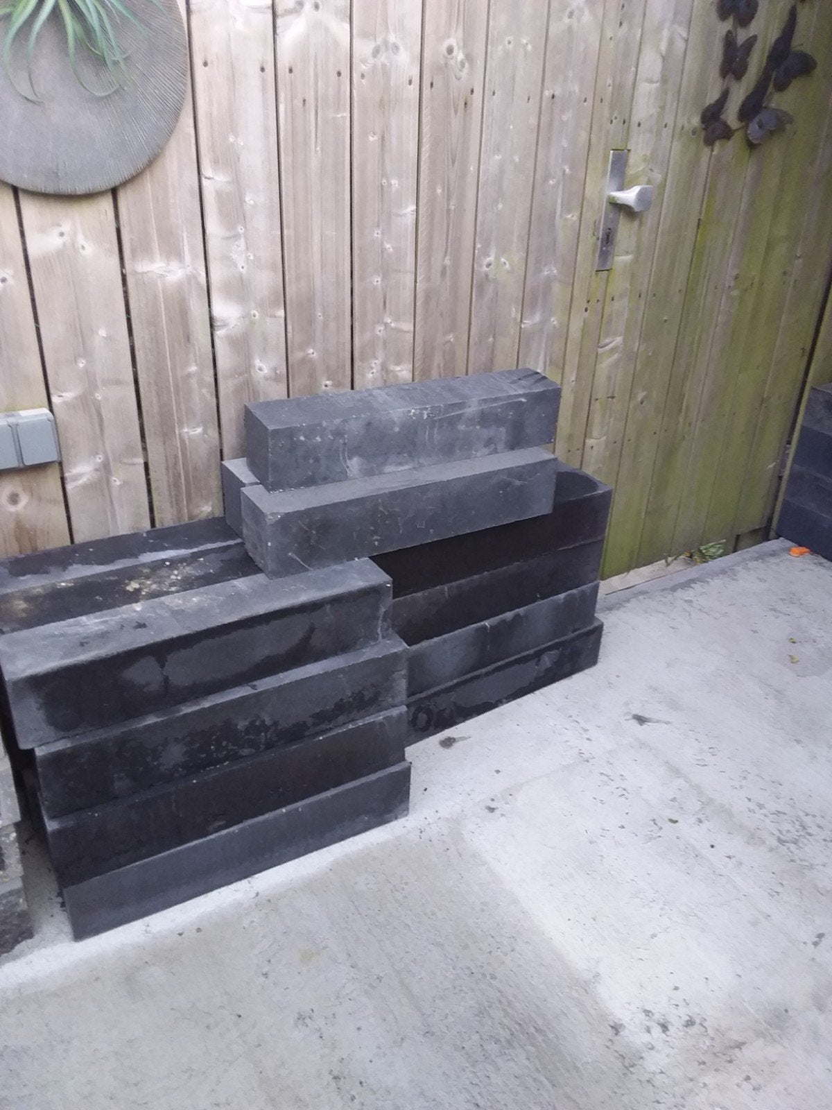 nieuwe stapel blokken  gratis, Tuin en Terras, Bielzen en Borders, Ophalen, Nieuw, Minder dan 100 cm, Minder dan 25 cm