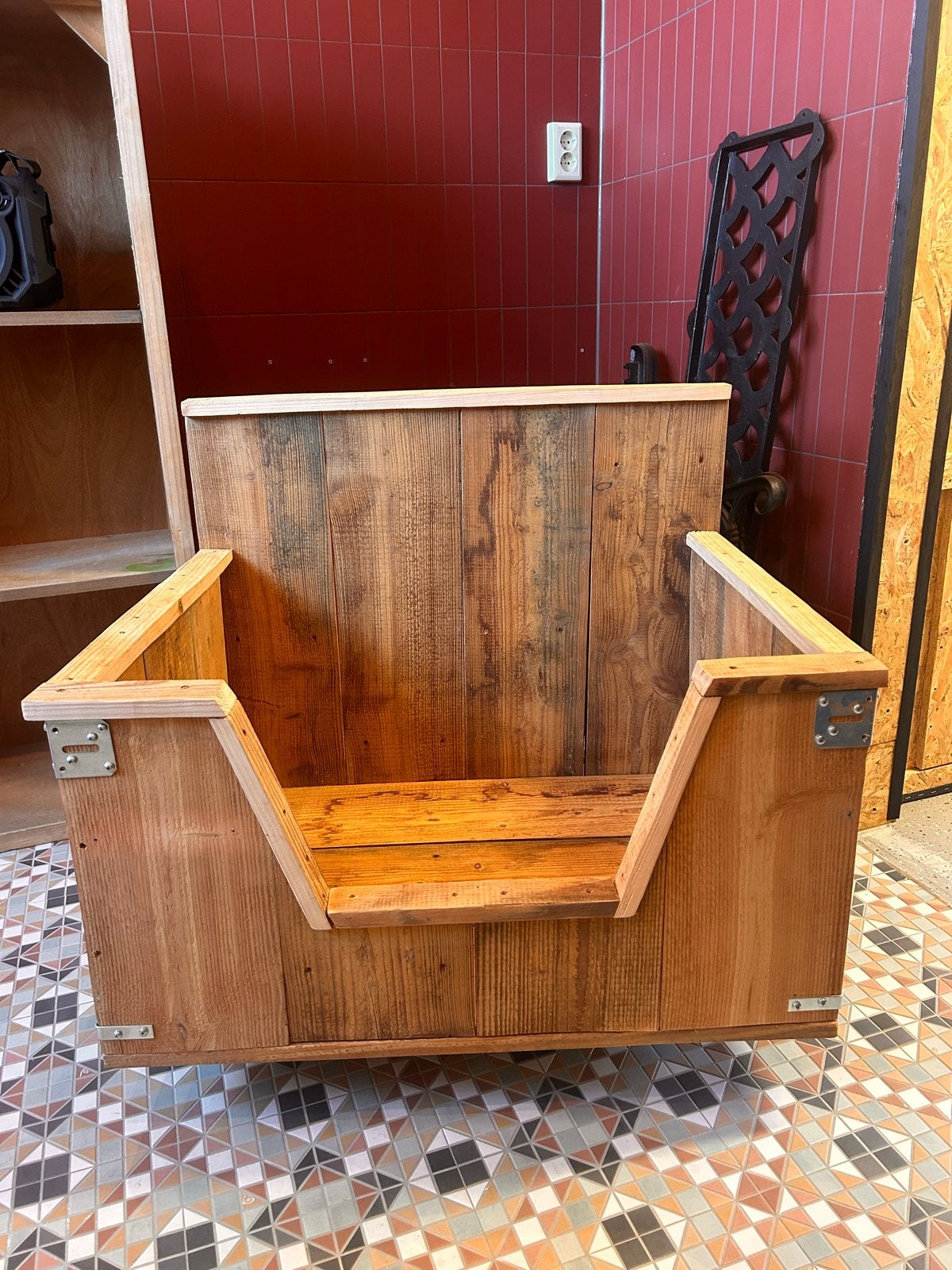 Hondenmand hout groot, Ophalen, Nieuw, Overige