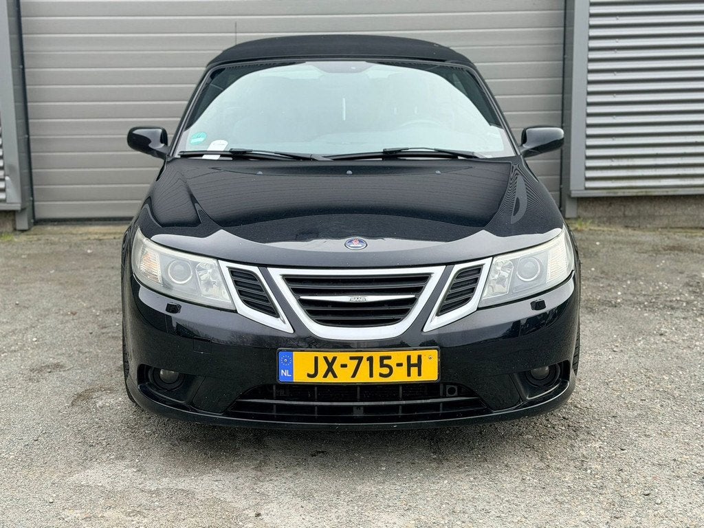 Saab 9-3 Cabrio 1.9 TTiD Aero Spring Edition, Auto's, Saab, Gebruikt, Cabriolet, 4 stoelen, Zwart