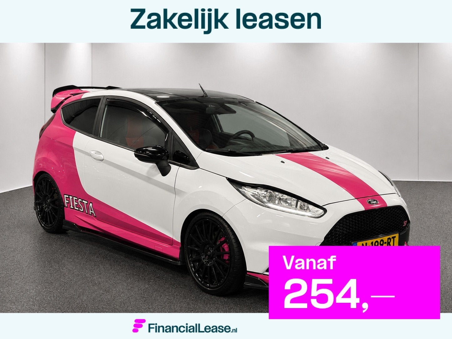 Ford Fiesta 1.6 ST2 LED/NAVI/CRUISE/RECARO/MAXTON/MILTEK/CAM, Voorwielaandrijving, 1596 cc, 1063 kg, Gebruikt
