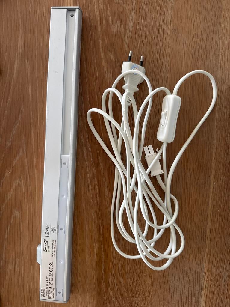 IKEA RATIONELL L1001 LED-verlichting 40 cm met snoer, Huis en Inrichting, Ophalen, Gebruikt
