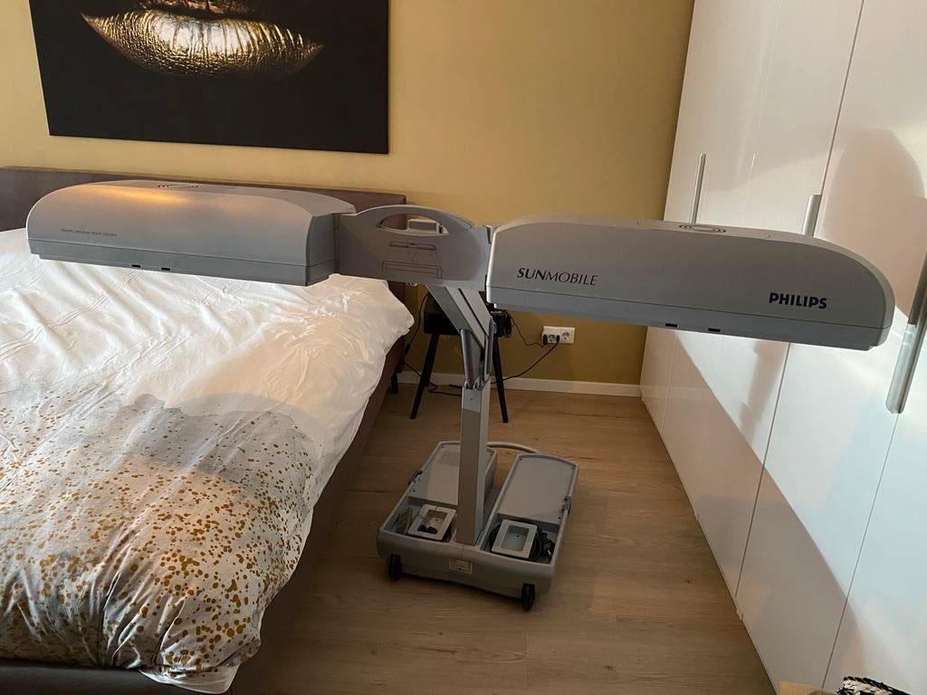 Philips Sunmobile HB 950 Zonnebank, Ophalen, Gebruikt, Zonnebank enkelzijdig, Minder dan 10 lampen