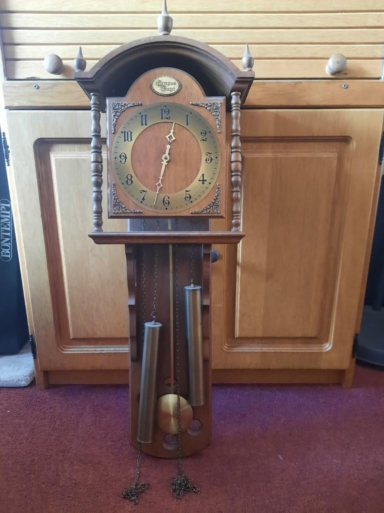 Wandklok Tempus Fugit, Antiek en Kunst, Ophalen