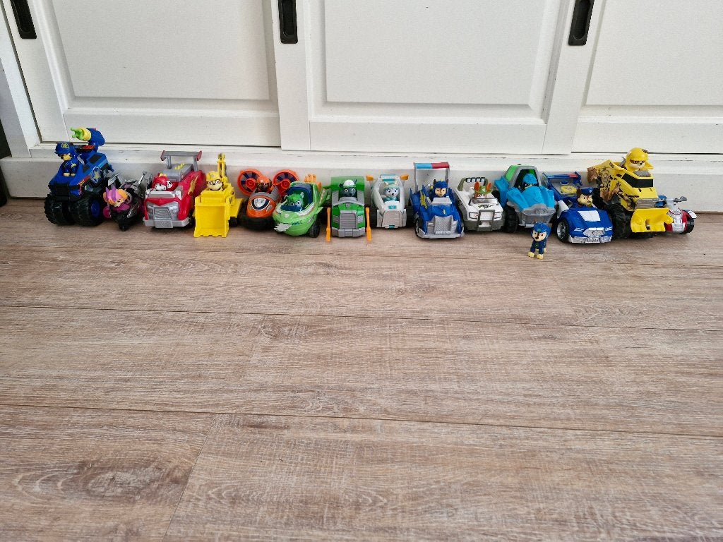 Paw patrol auto's, Ophalen, Zo goed als nieuw