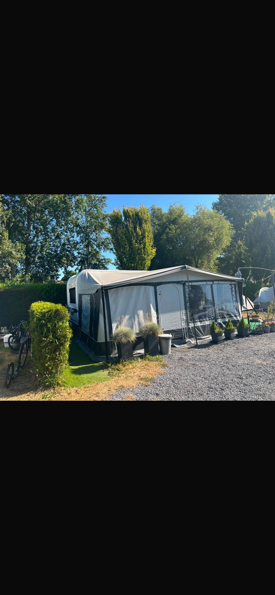 4 Seizoens Dorema Ibiza Xl voortent omloopmaat 14 (9.88), Caravans en Kamperen, Ophalen of Verzenden, Gebruikt, Overige merken