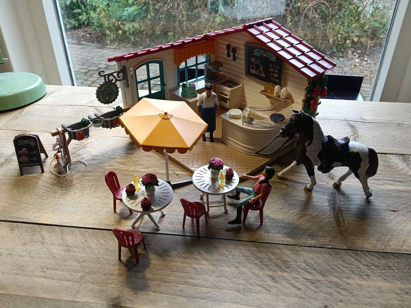 Schleich horse club café, Ophalen of Verzenden, Gebruikt