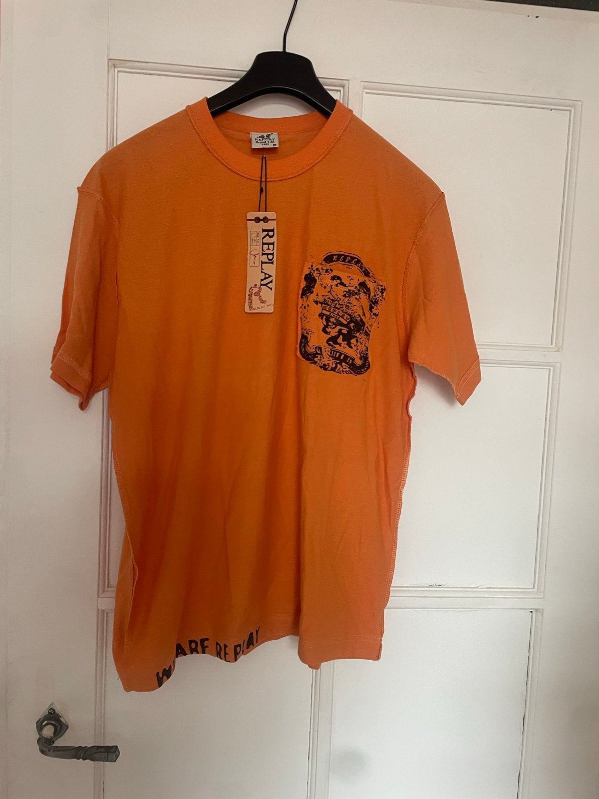 Nieuw Replay T-shirt Maat M Oranje, Kleding | Heren, T-shirts, Ophalen of Verzenden, Nieuw, Maat 48/50 (M), Oranje