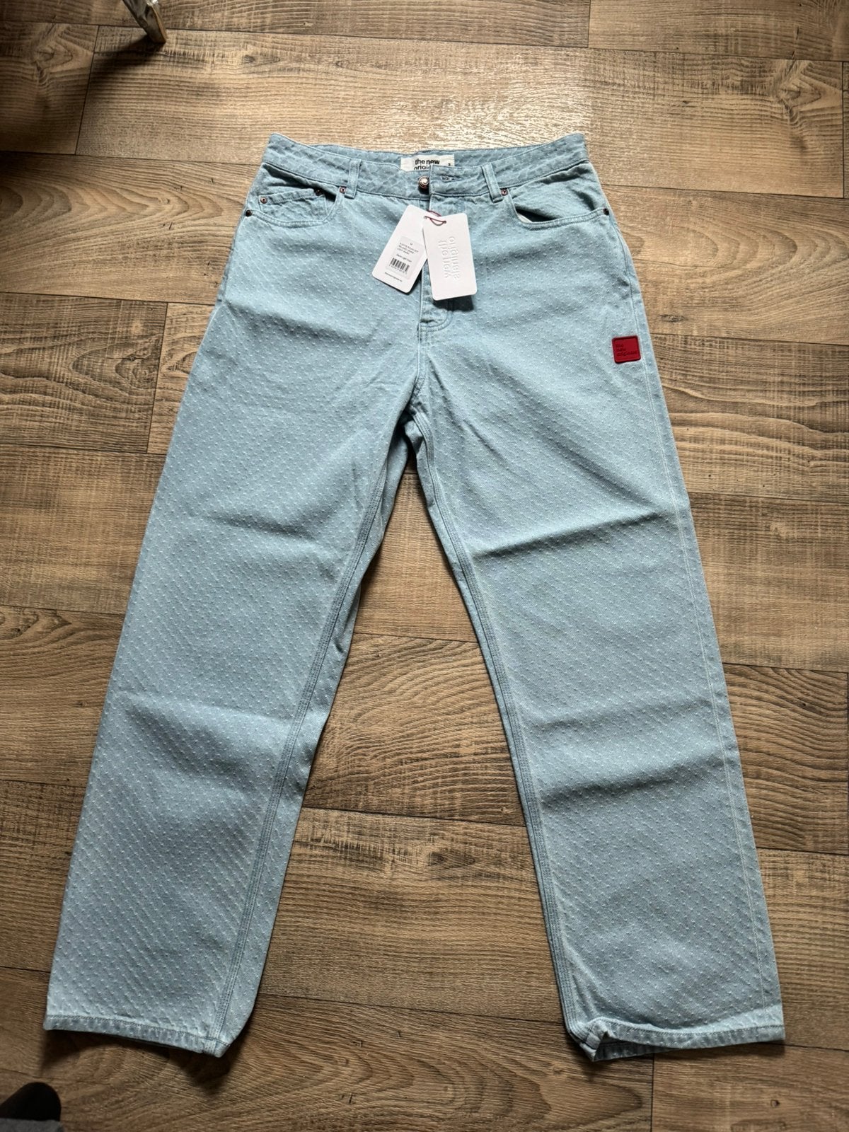 Gloednieuwe 9-Dots Polka Dot Relaxed Jeans - TNO, Ophalen of Verzenden, Nieuw, Maat 48/50 (M), Blauw