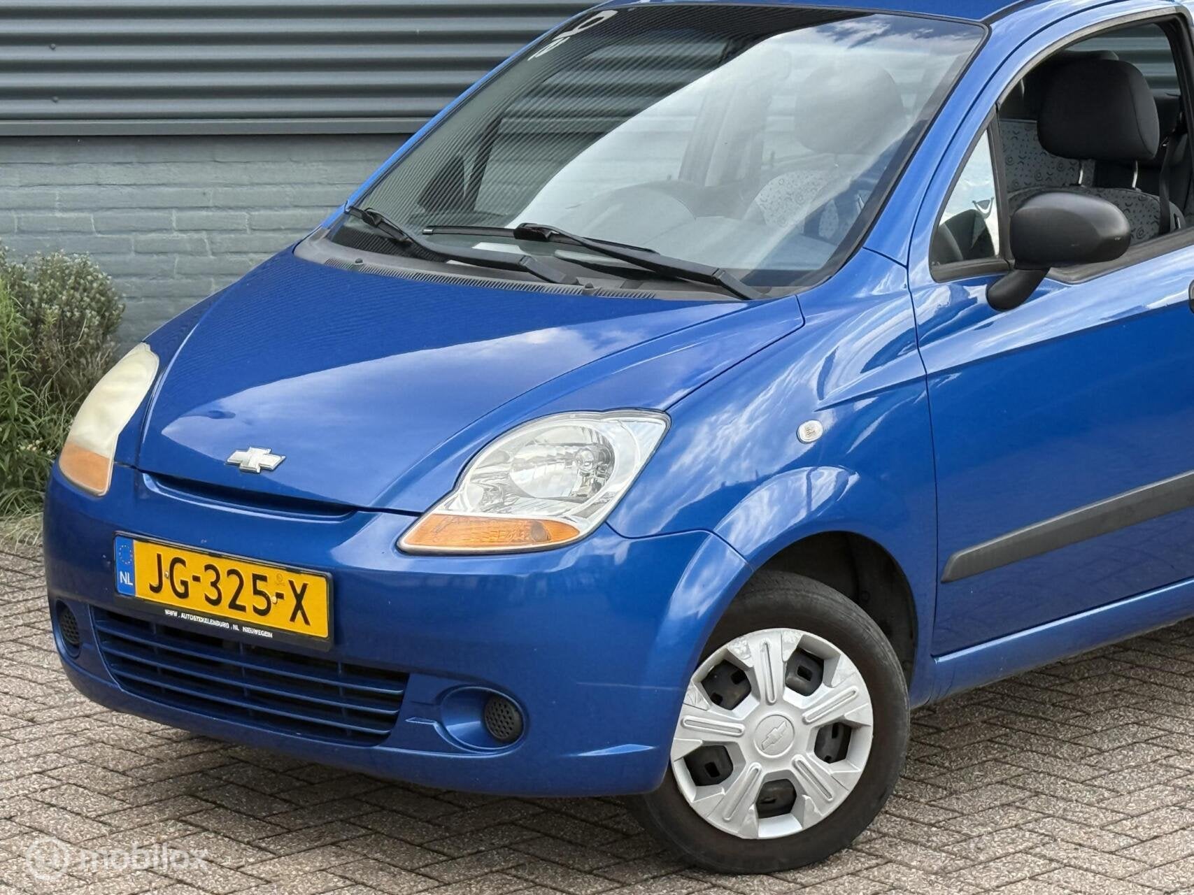 Chevrolet Matiz 0.8 Runner+ - Elek pakket - APK 05-27 -, Auto's, Voorwielaandrijving, Gebruikt, Blauw, Bedrijf