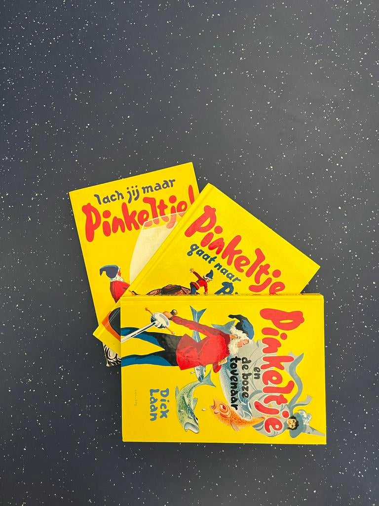 Pinkeltje boeken - 3 delen van Dick Laan, Boeken, Ophalen of Verzenden, Gelezen, Sprookjes