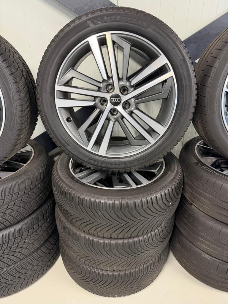 AUDI Q5 255/45 R20 20 inch S-Line zometset, Auto-onderdelen, Banden en Velgen, Ophalen, 255 mm, Banden en Velgen, 20 inch