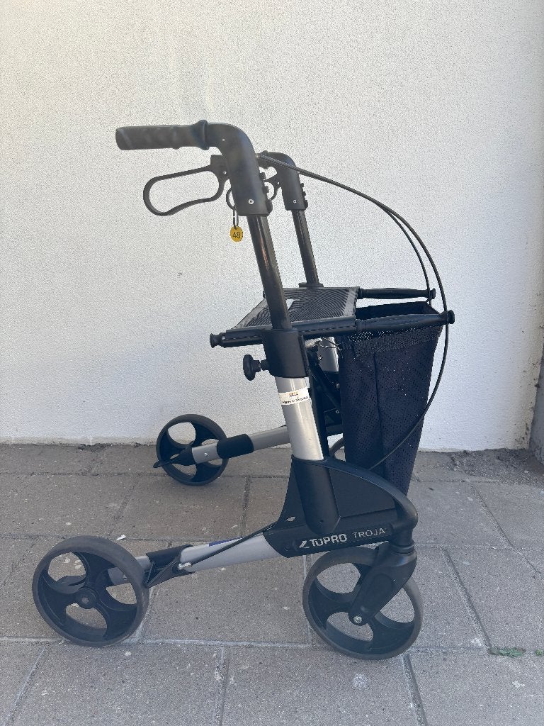 Nr 48... Rollator Topro troja classic S met mandje, Diversen, Rollators, Ophalen, Gebruikt, ., Opvouwbaar