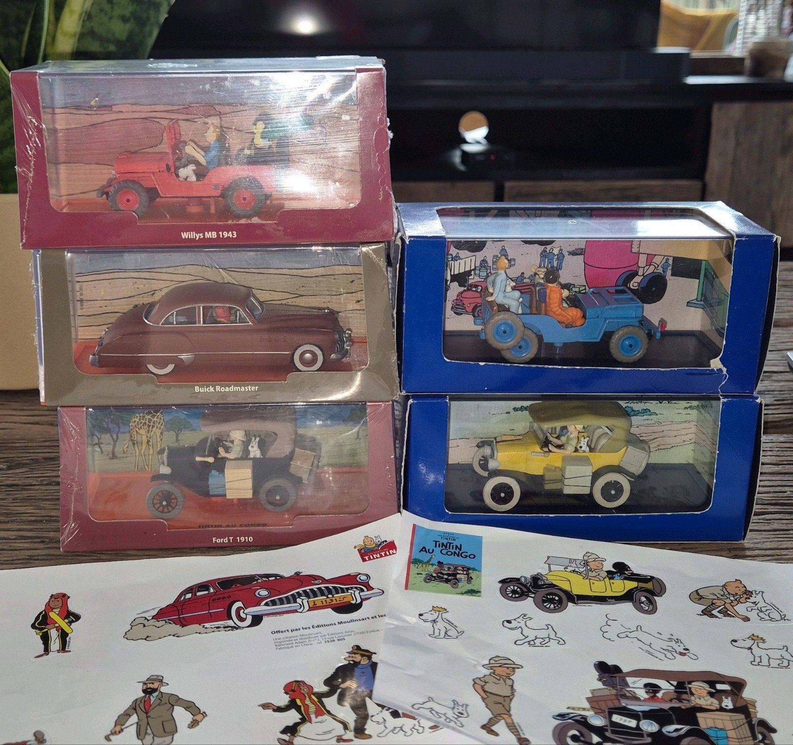 De avonturen van kuifje (tintin) model voertuigen, Overige merken, Auto, 1:32 tot 1:50, Nieuw