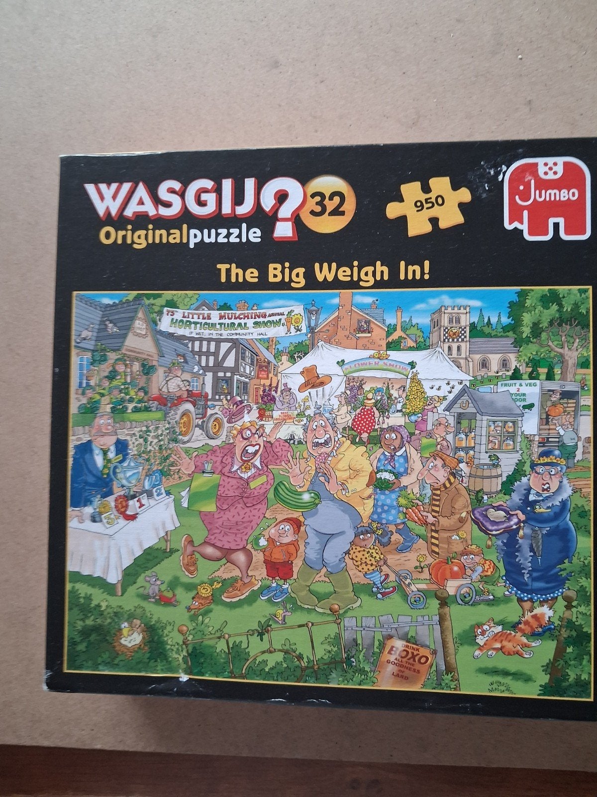 Wasgij puzzel - original 32 - 950stuks compleet zgan, Ophalen of Verzenden, 500 t/m 1500 stukjes, Zo goed als nieuw