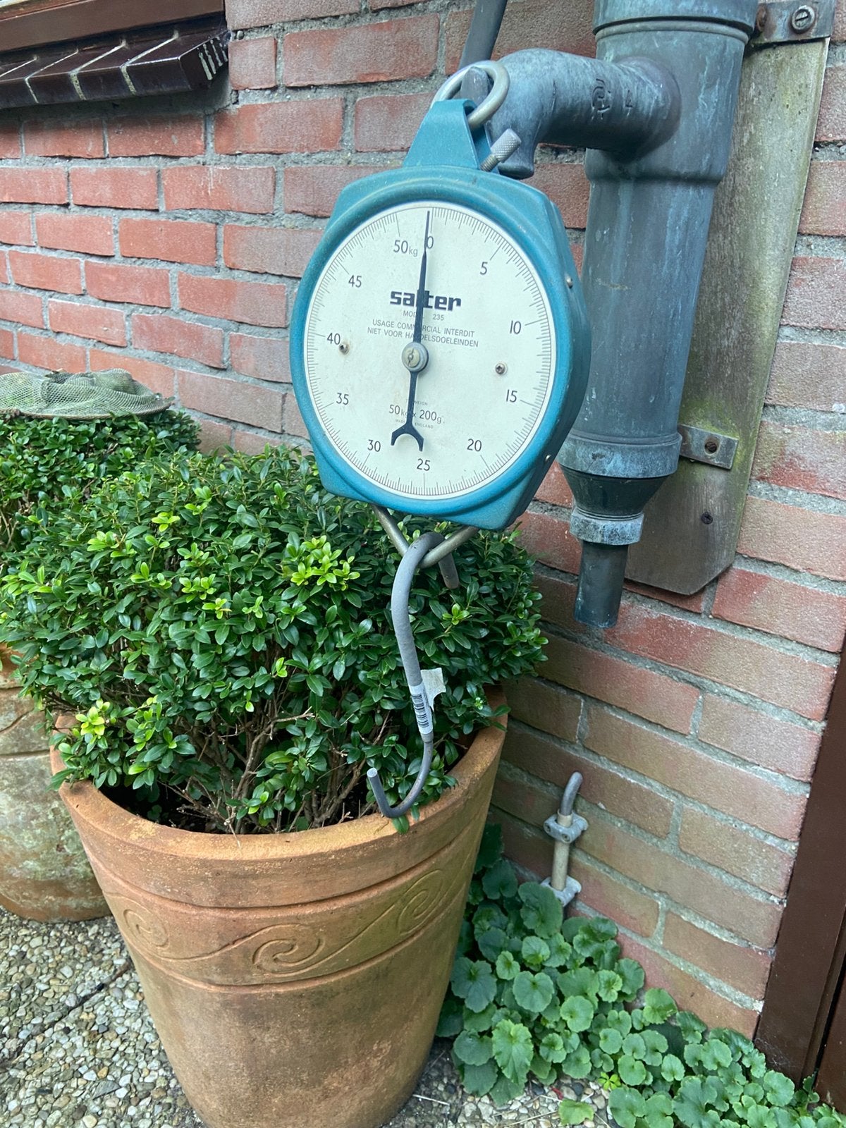 Weegschaal Salter Model 235, Ophalen of Verzenden, Gebruikt, Hangweegschaal, Minder dan 50 kg