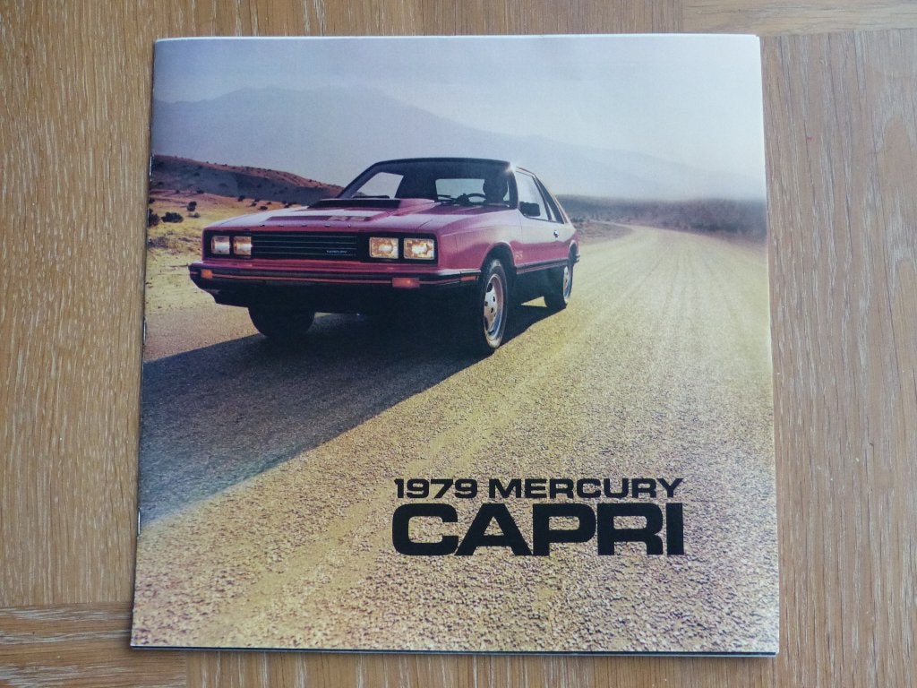Mercury Capri 1979 brochure USA, Verzenden, Zo goed als nieuw, Overige merken