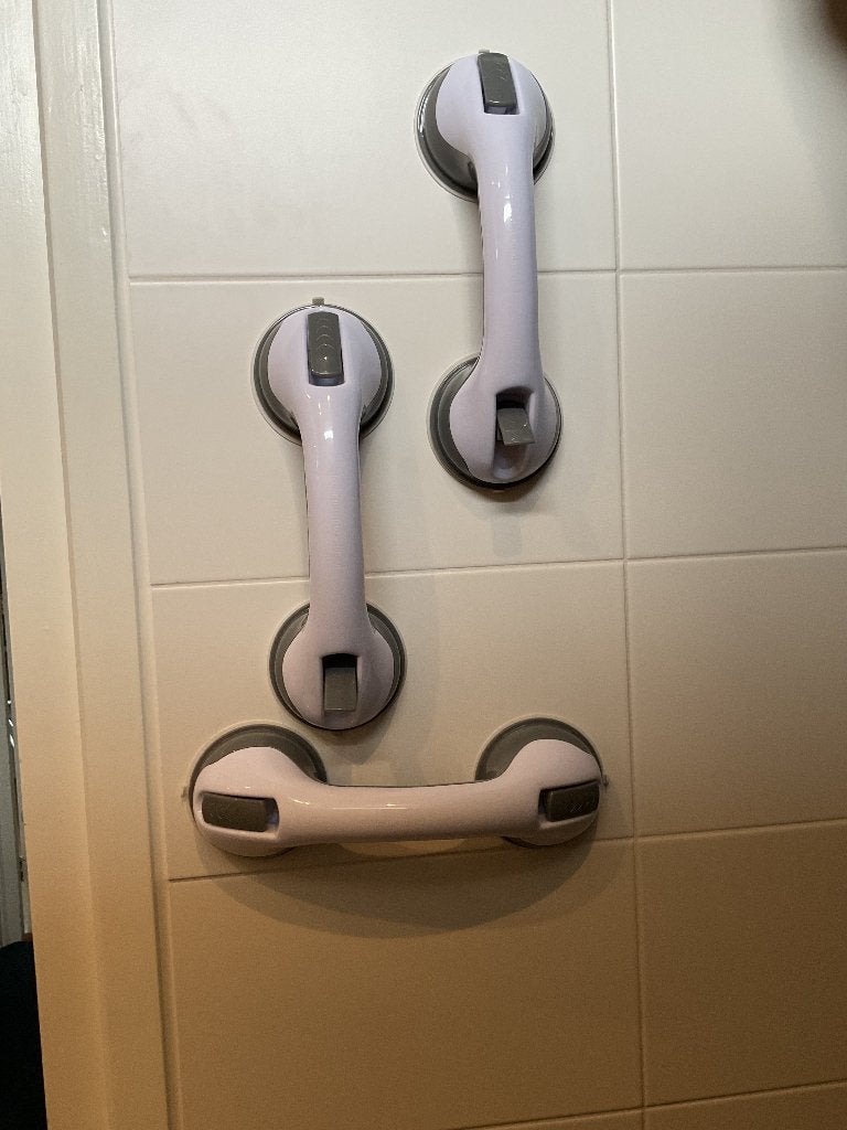 Douche beugels, Ophalen, Zo goed als nieuw