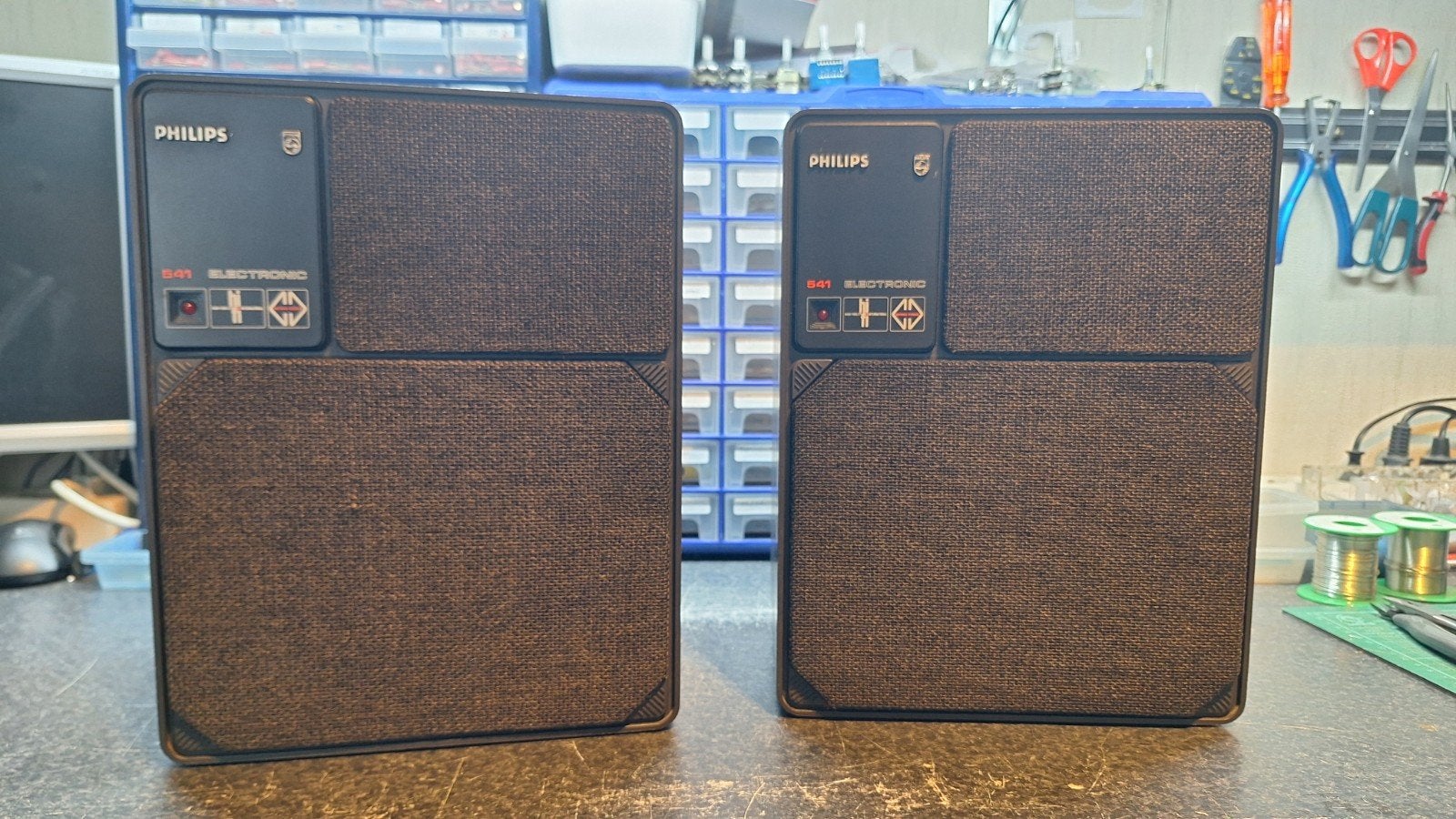 Philips MFB 22RH541 Boxen, Stereo speakers, Philips, Inclusief kabels, Ophalen of Verzenden