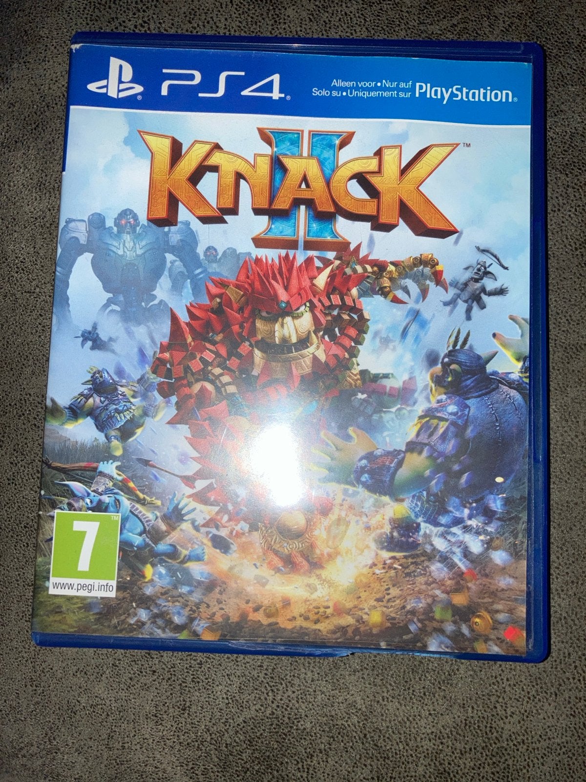 Knack II PS4 - Avontuurlijk platformspel, Spelcomputers en Games, 2 spelers, Eén computer, Zo goed als nieuw, Vanaf 7 jaar