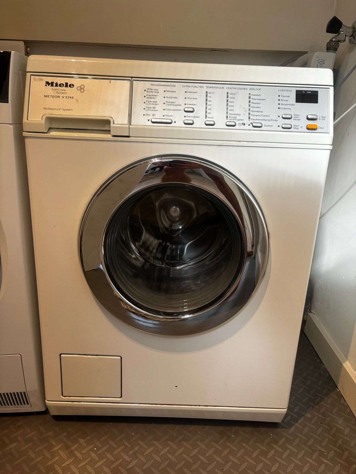 Miele Meteor V5745 Wasmachine, Ophalen, Gebruikt, Voorlader, Wolwasprogramma
