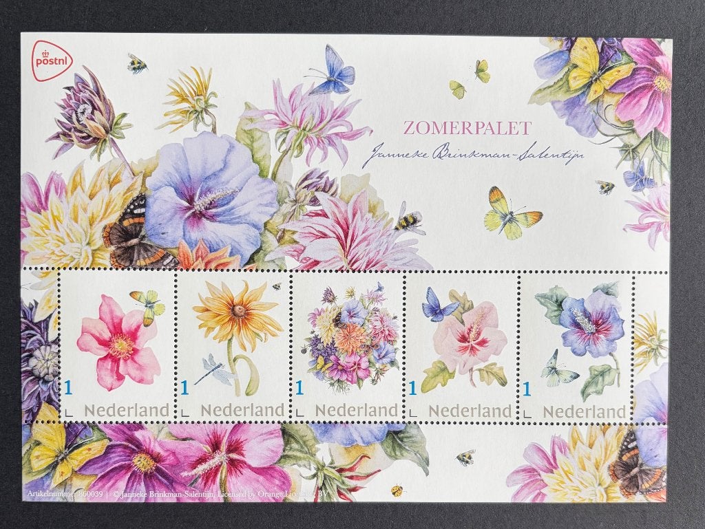 Postzegel Nederland Djoser 25 jaar, Ophalen of Verzenden, Na 1940, Gestempeld