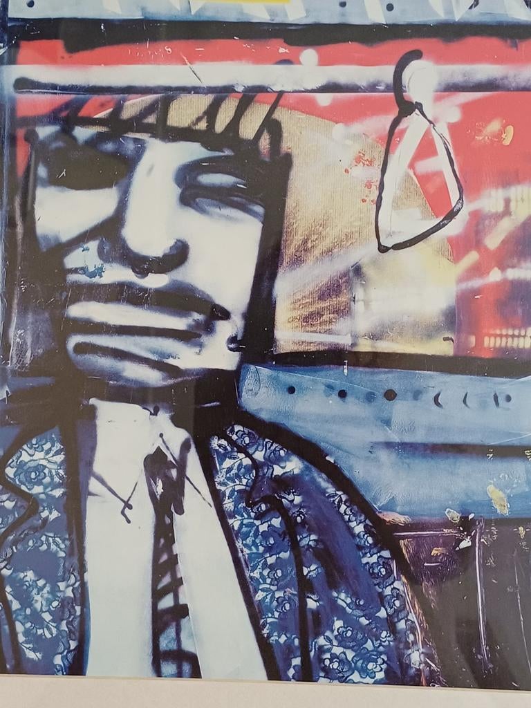 Herman brood ingelijst, Antiek en Kunst, Kunst | Schilderijen | Modern, Ophalen of Verzenden