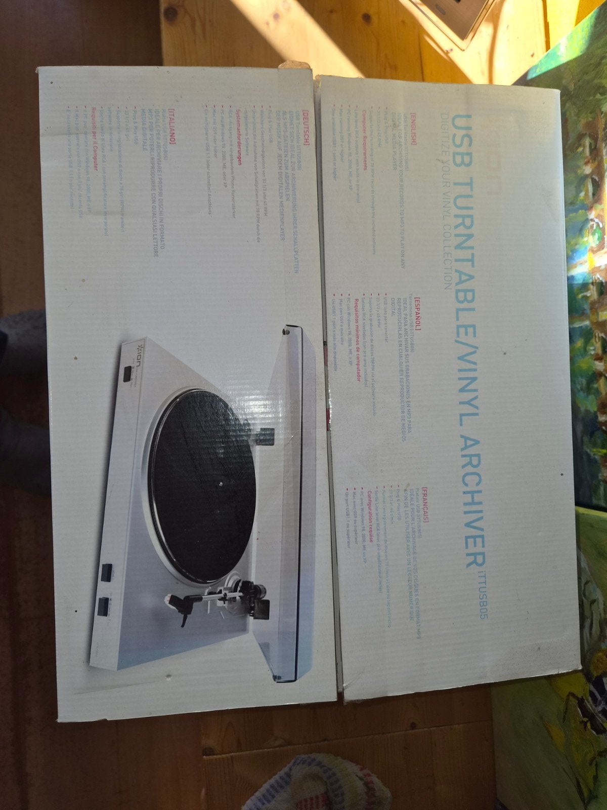 ION USB Platenspeler/Vinyl Archiver - Splinternieuw in doos, Ophalen of Verzenden, Nieuw