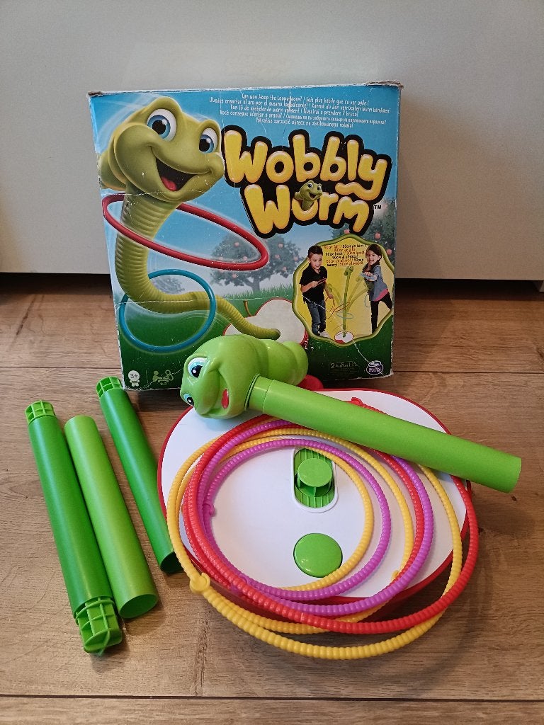 WiebelWorm - gooi de ringen om de worm als hij beweegt, Ophalen of Verzenden, Gebruikt, Ontdekken