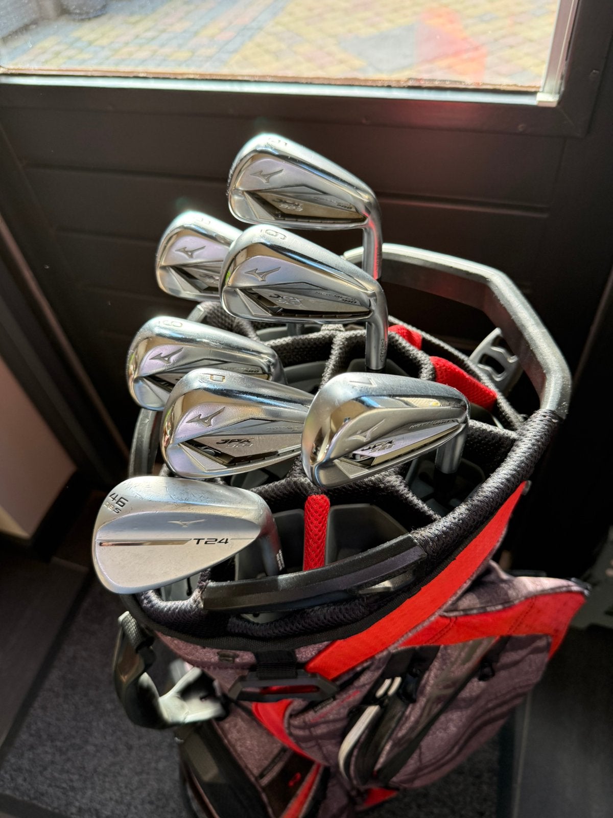 Mizuno JPX 923 Hot Metal Pro  5-PW / Mizuno Pro T-1 46, Ophalen, Zo goed als nieuw, Set, Mizuno