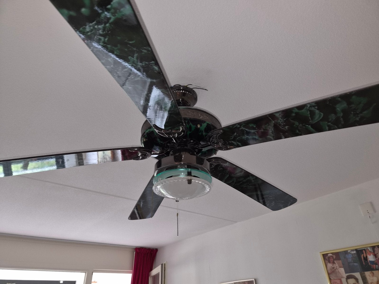 plafondventilator, Witgoed en Apparatuur, Ventilatoren, Ophalen, Zo goed als nieuw, Plafondventilator