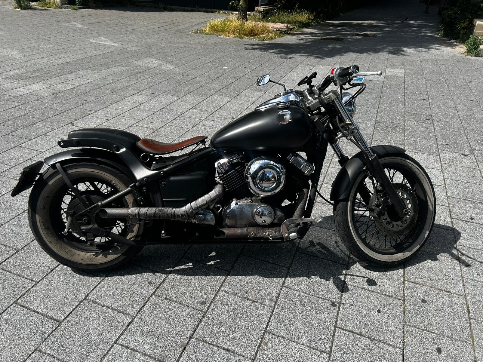 Custom Yanama Dragstar 650cc, 2 cilinders, Gebruikt, Particulier, Handgeschakeld