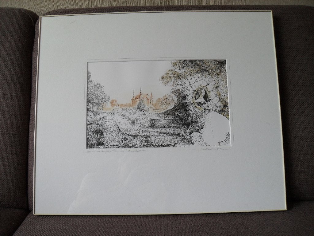 Slot Zuylen, Belle van Zuylen, Ophalen, Achter glas