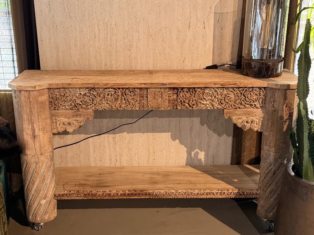 Indonesische kast, Met plank(en), 150 tot 200 cm, Indonesische kast, Ophalen of Verzenden